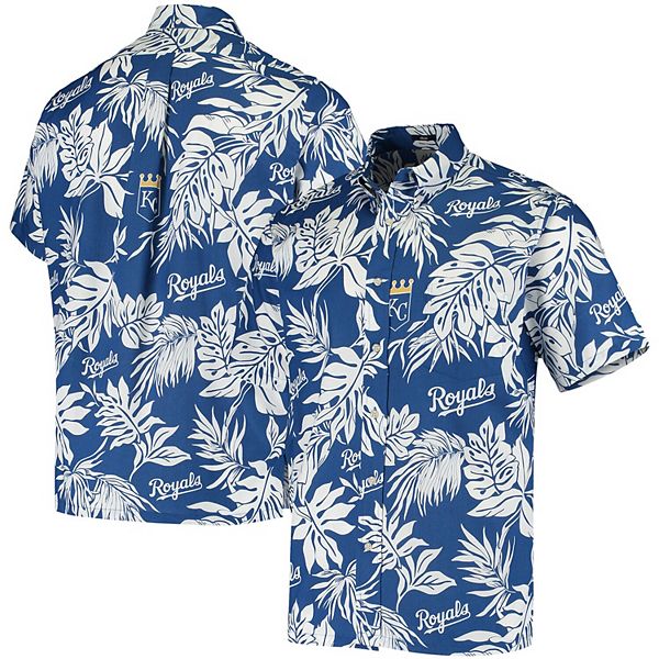 Men's Reyn Spooner Royal Kansas City Royals Aloha Button-Down Shirt