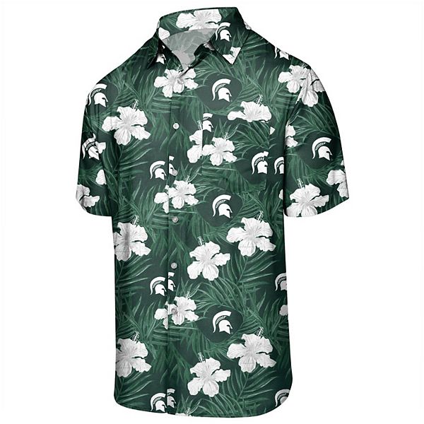 Michigan State Spartans New Trends Custom Name And Number Christmas  Hawaiian Shirt - Freedomdesign
