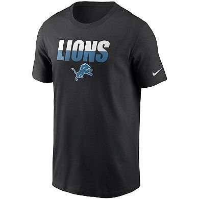 Men's Nike Black Detroit Lions Split T-Shirt