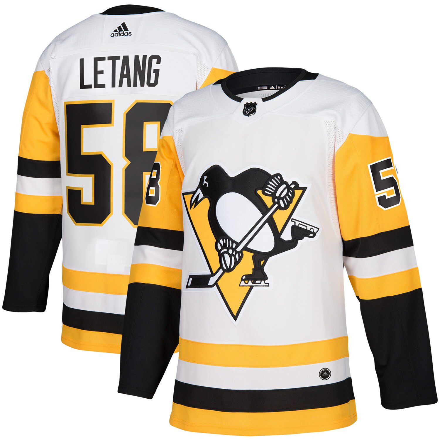 Kris Letang White Pittsburgh Penguins 