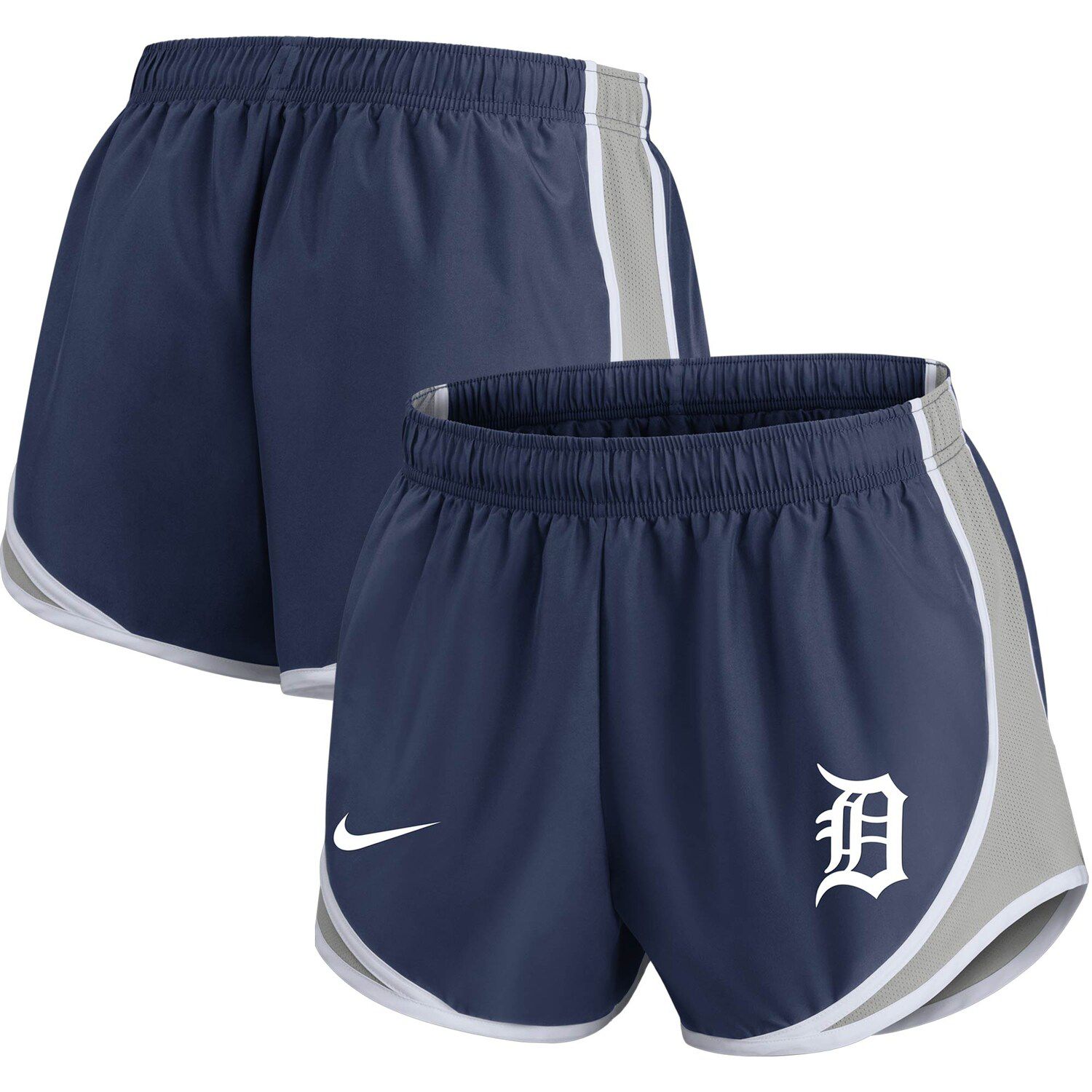 womens nike tempo shorts navy blue