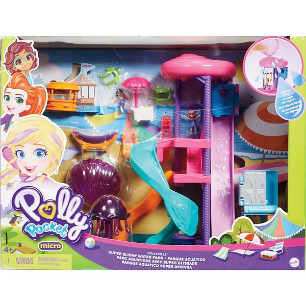 Parc Aquatique avec super glissade Pollyville ​Polly Pocket 