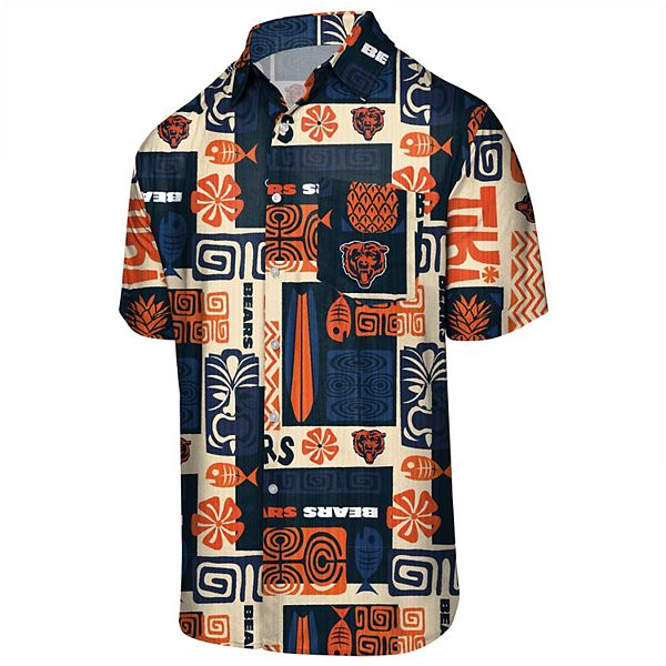 chicago bears floral shirt