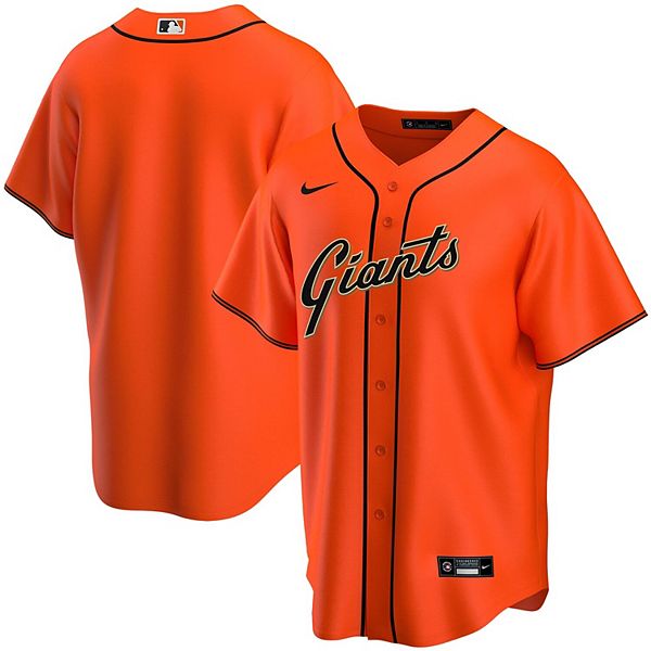 NIKE San Francisco Giants G City Connect Official Replica White Orange  Jersey