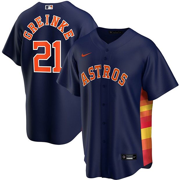 Men's Houston Astros Zack Greinke Nike White Home Replica Player Jersey