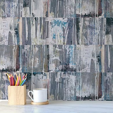 Roommates Washout Peel & Stick Wallpaper