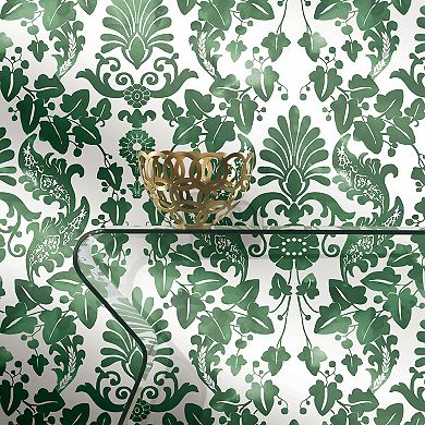 Roommates Vine Damask Peel & Stick Wallpaper