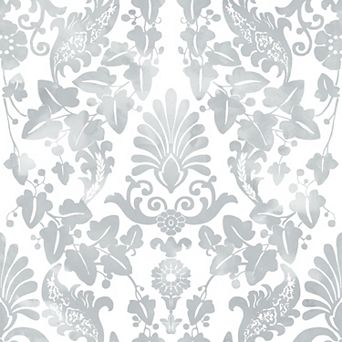 Roommates Vine Damask Peel & Stick Wallpaper