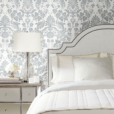 Roommates Vine Damask Peel & Stick Wallpaper