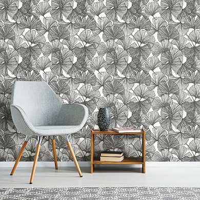 Roommates Gingko Leaves Peel & Stick Wallpaper