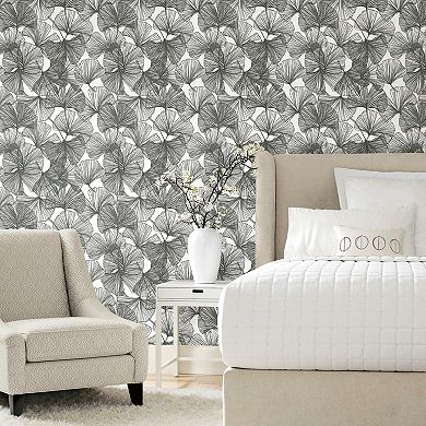 Roommates Gingko Leaves Peel & Stick Wallpaper