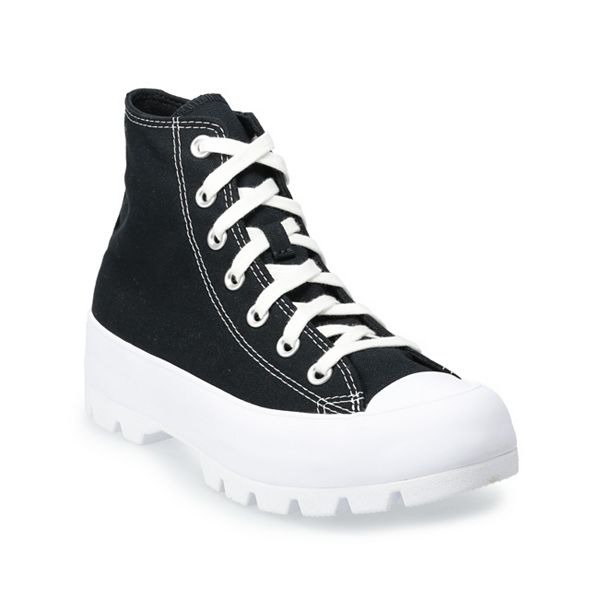 made to order tennis shoes with 15¨ tall platform in black color as picture