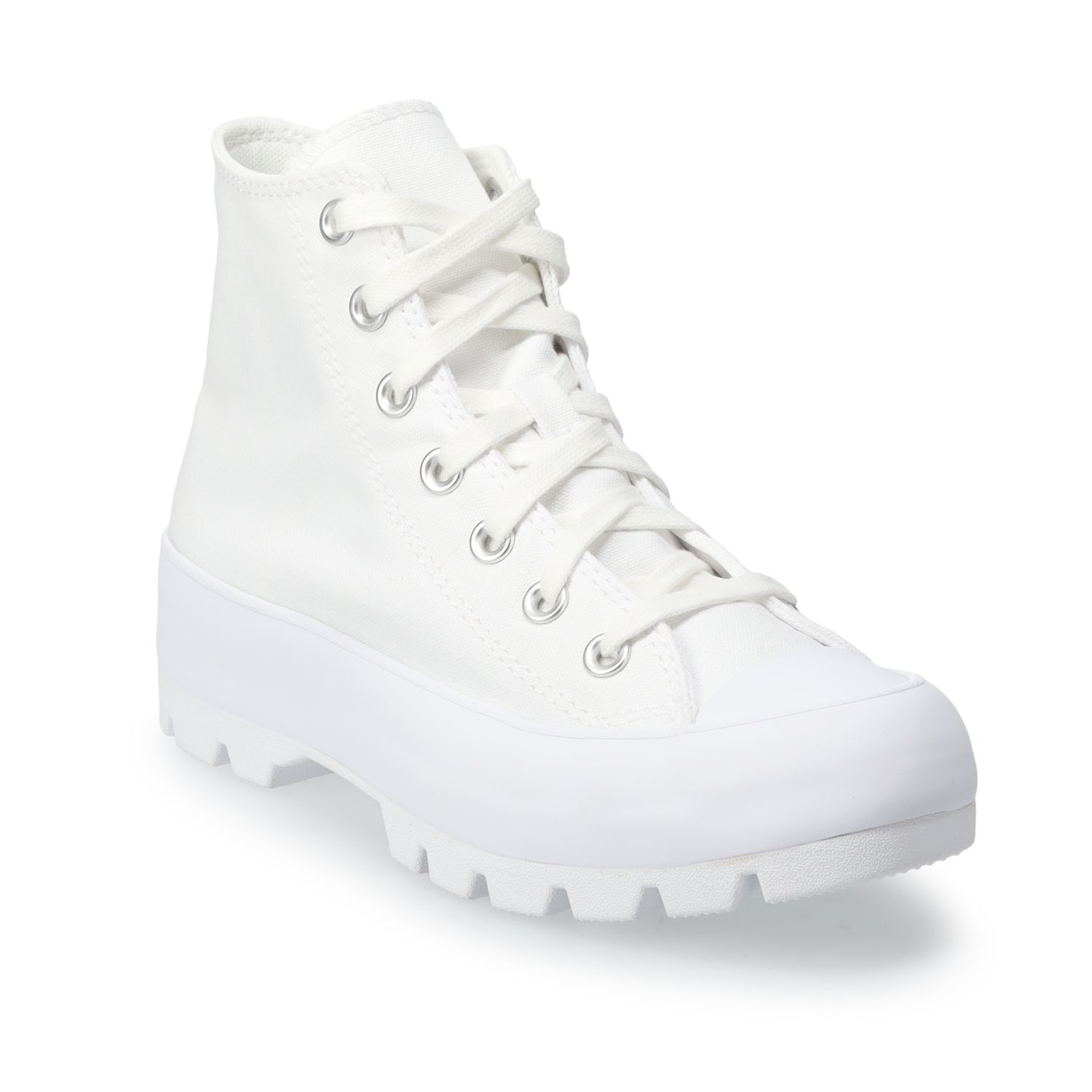 womens white converse high tops size 