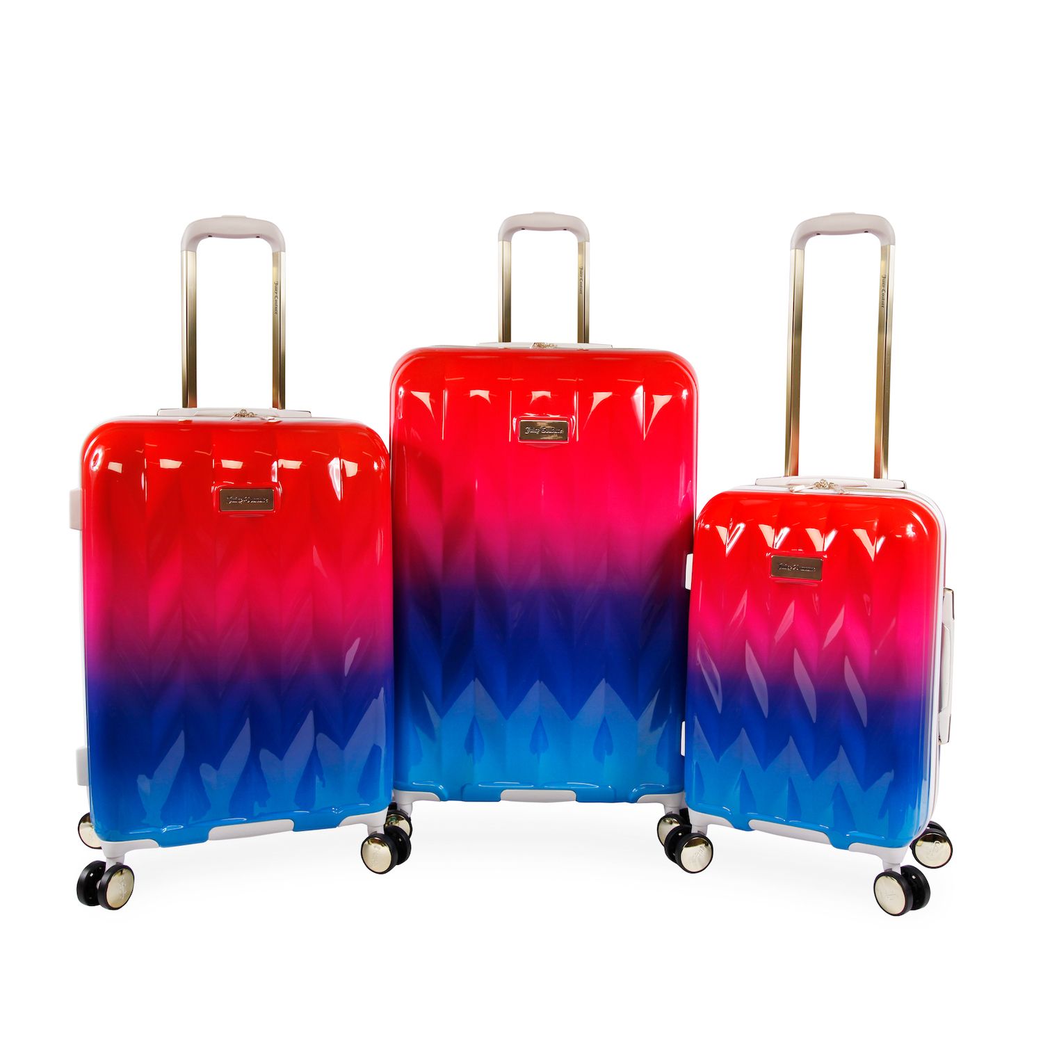 juicy couture ombre luggage