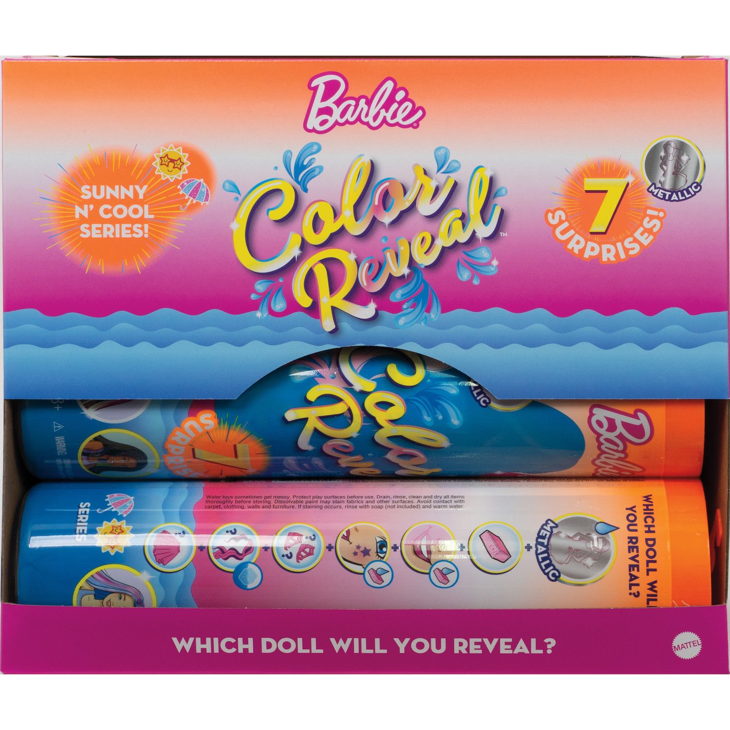 barbie paint reveal doll