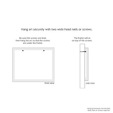 Stupell Home Decor Get Naked This Is A Half Bath Wood Look Typography XXL Black Framed Wall Art