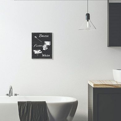 Stupell Home Decor Brush Flush Wash Plaque Wall Art