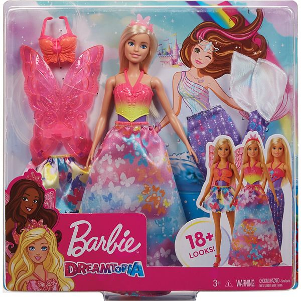 Barbie Doll and Fairytale Dress-Up Set, Clothes and Accessories