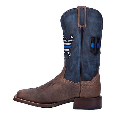 Dan Post Thin Blue Line Men's Cowboy Boots
