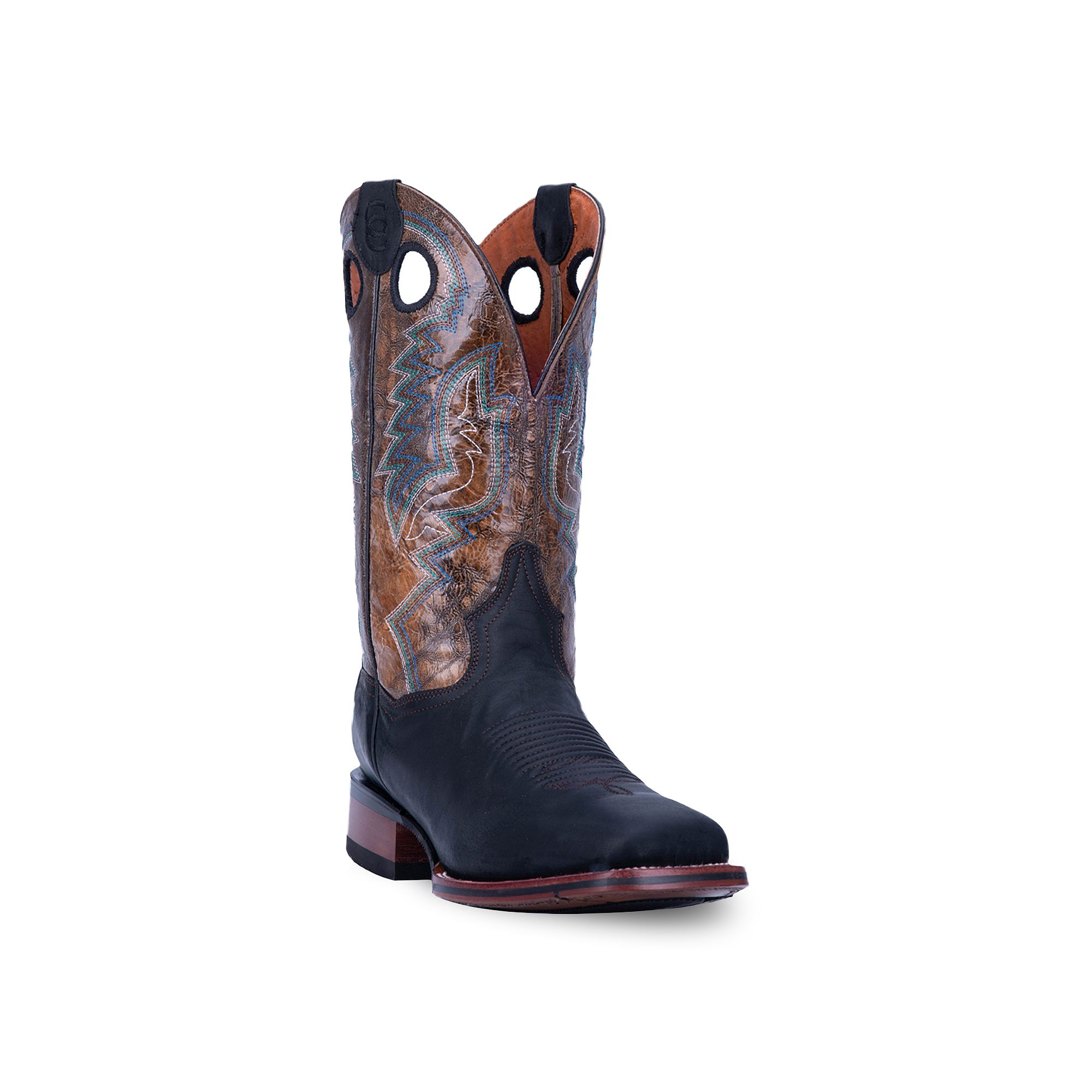 Dan Post Deuce Mens Cowboy Boots, Size: 8 XW, Black Brown