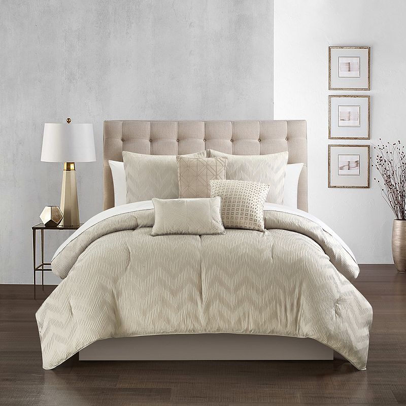 50914537 Chic Home Meredith 6-piece Comforter Set with Coor sku 50914537