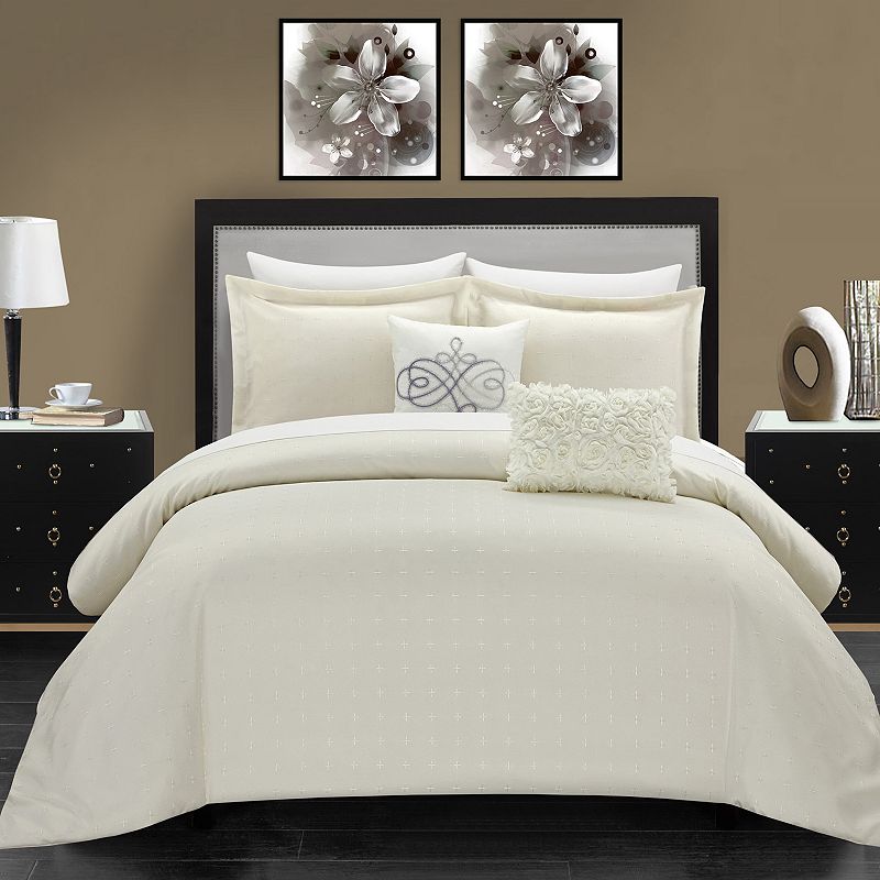 77349961 Chic Home Emery Comforter Set with Coordinating Pi sku 77349961