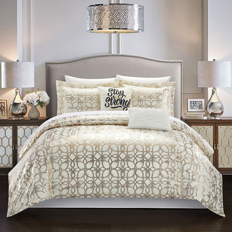 61082977 Chic Home Shefield Comforter Set with Coordinating sku 61082977