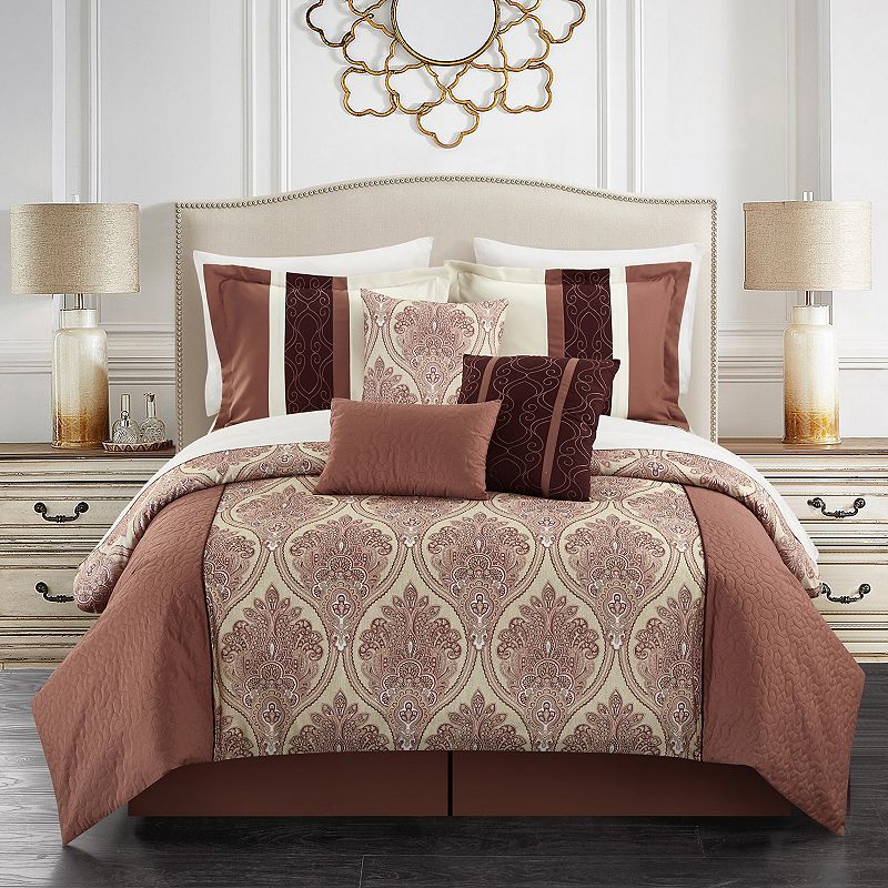 61082956 Chic Home Phantogram 6-piece Comforter Set with Co sku 61082956