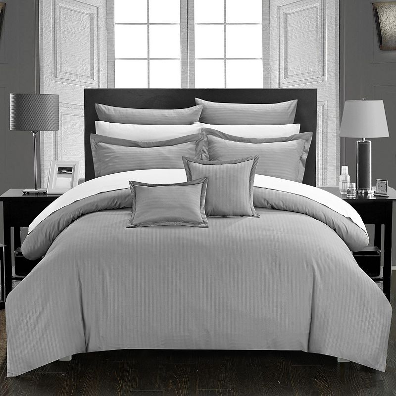 18185509 Chic Home Khaya 7-piece Comforter Set with Coordin sku 18185509