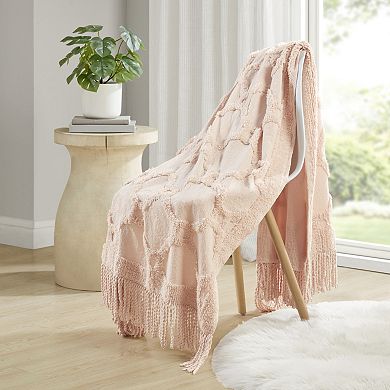 Madison Park Brianne Cotton Tufted Throw