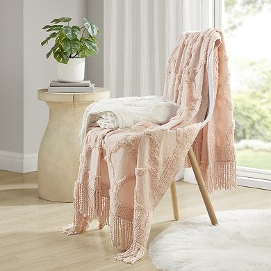 Madison Park Brianne Cotton Tufted Throw
