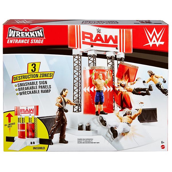 WWE Raw Superstar Entrance Stage Playset Elite Kmart Mattel for sale online 