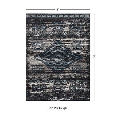 Linon Vintage Tribal Rug