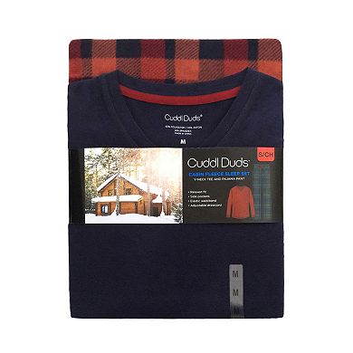 Men's Cuddl Duds® Cabin Fleece Pajama Set