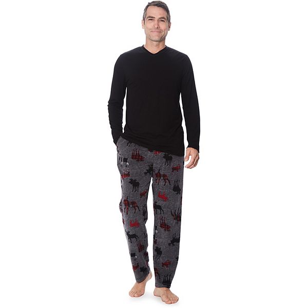 Men's Cuddl Duds® Cabin Fleece Pajama Set