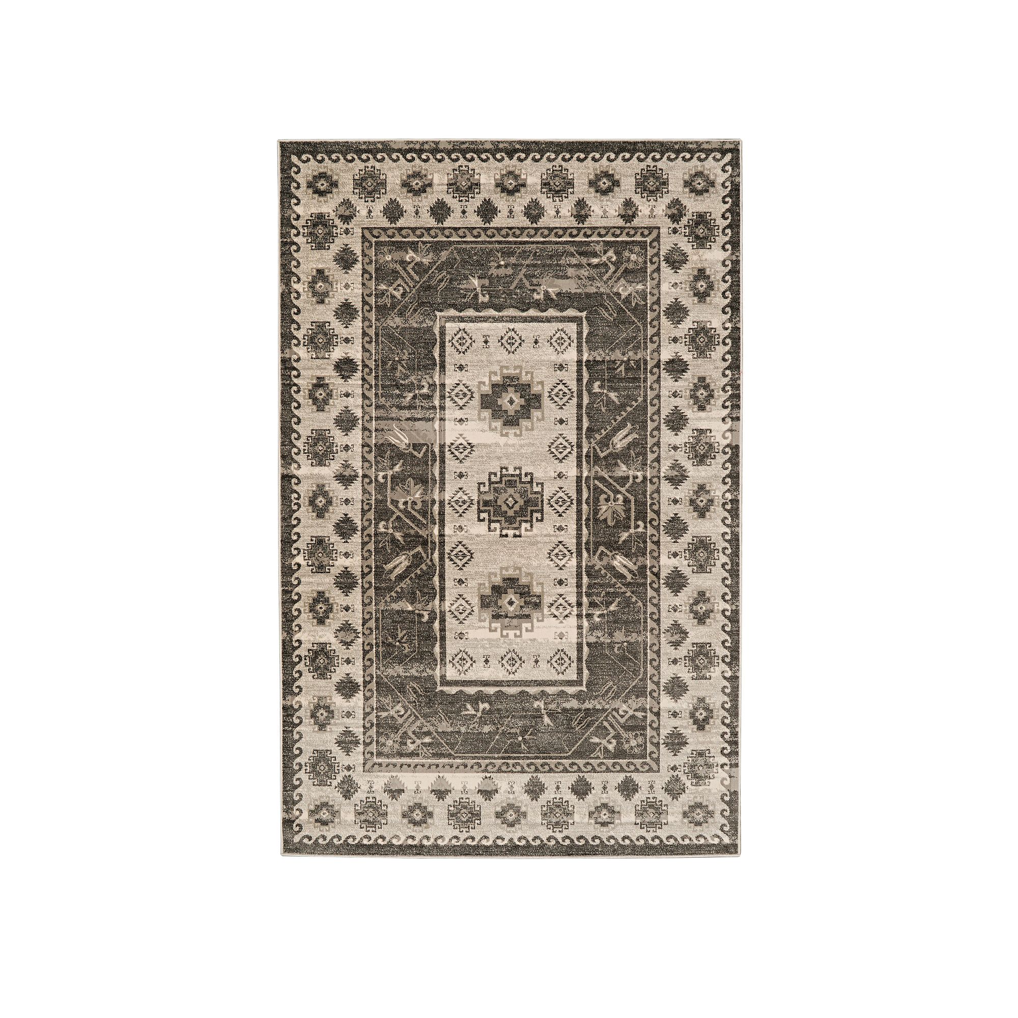 Linon Vintage Buharra Rug, Gray