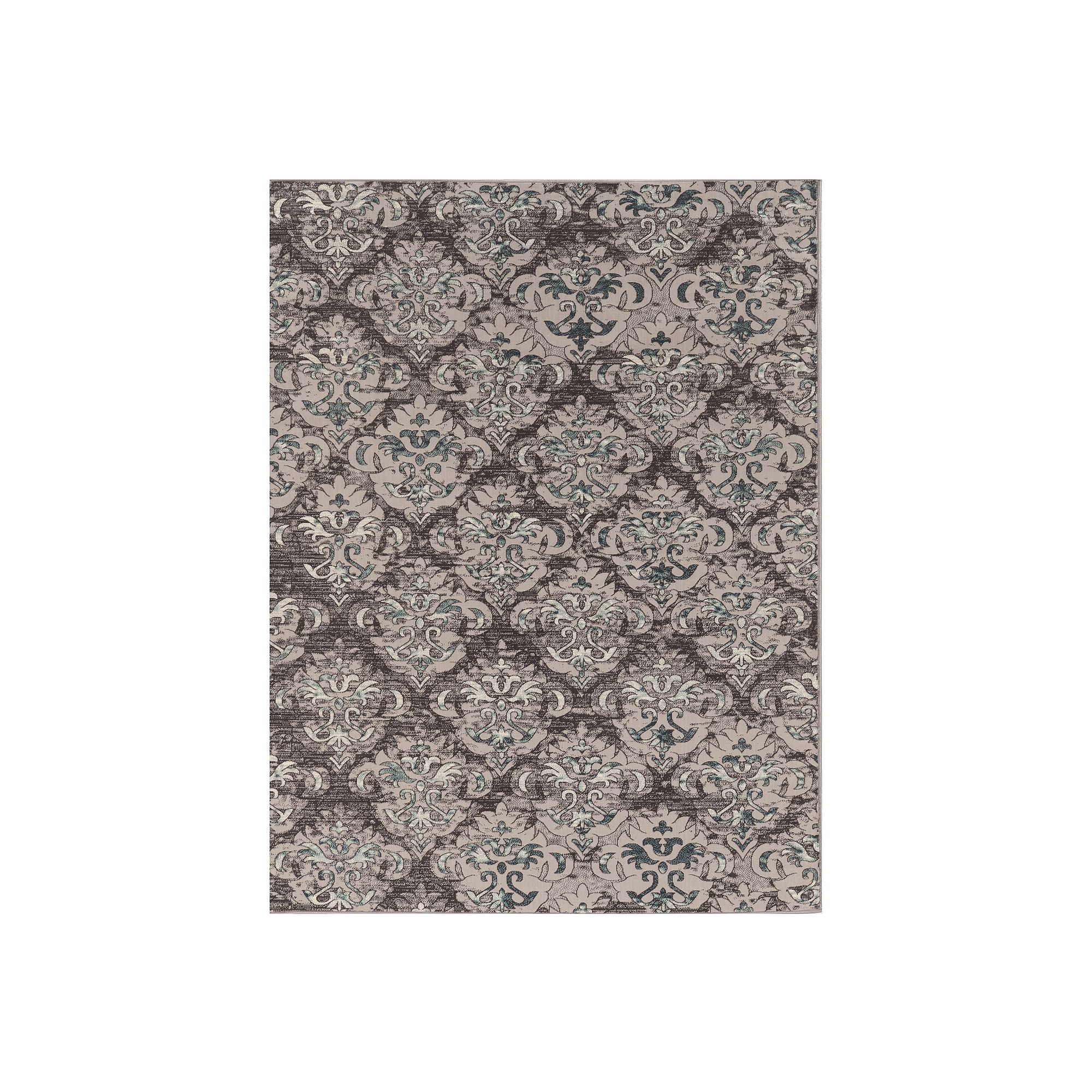 Linon Vintage Clara Rug, Gray Clara