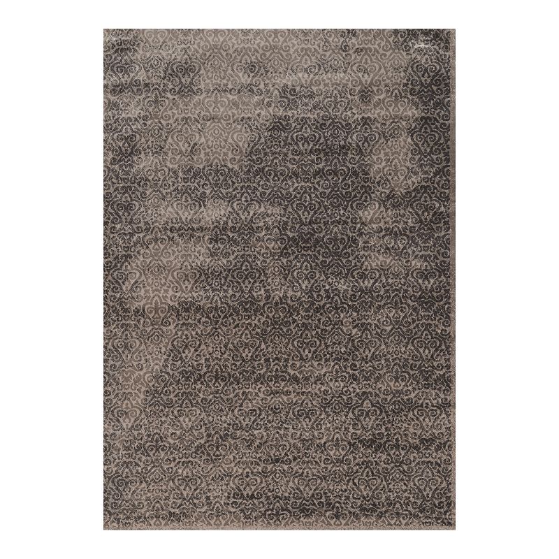 Linon Vintage Ilussion Rug, Grey, 8X10 Ft