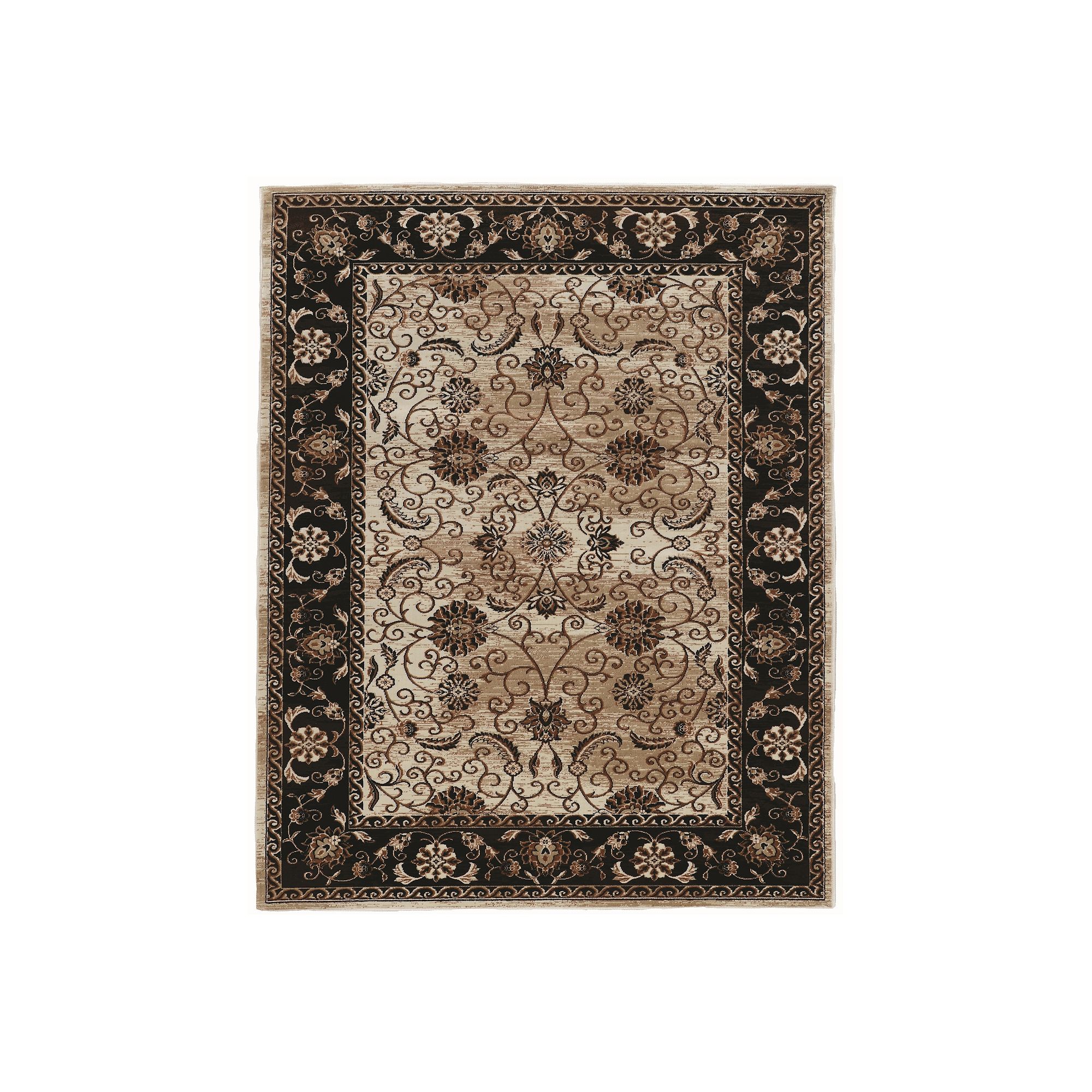 Linon Vintage Isfahan Rug, Brown