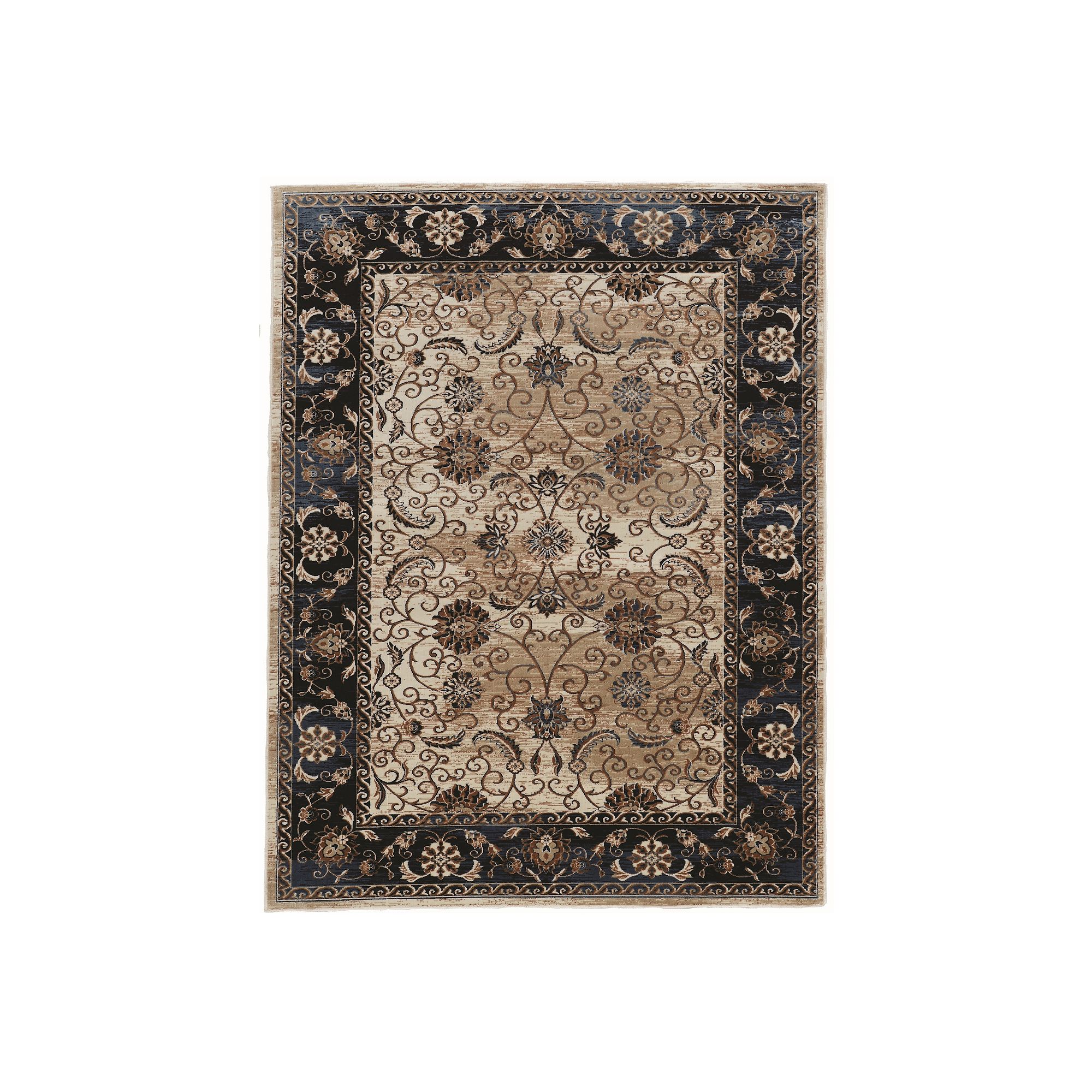 Linon Vintage Isfahan Rug, Blue