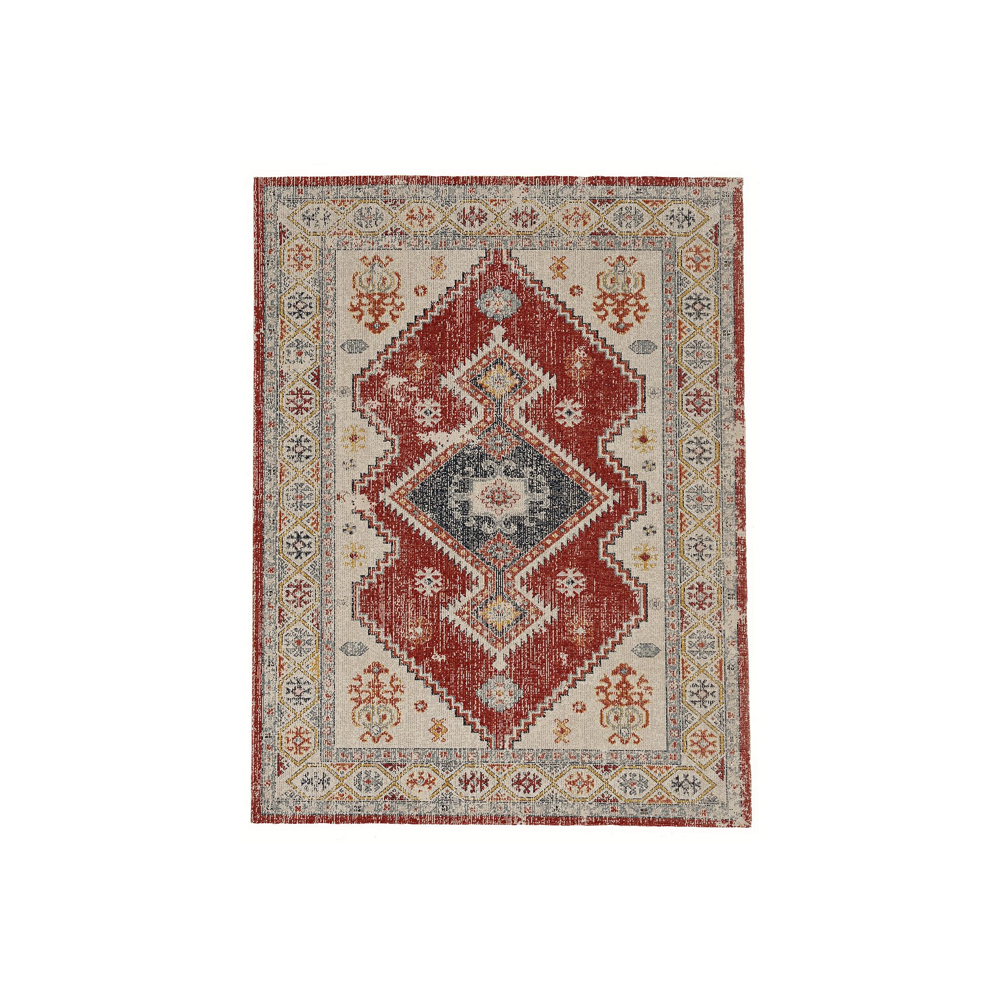 Linon Great Zero Koble Rug, Red