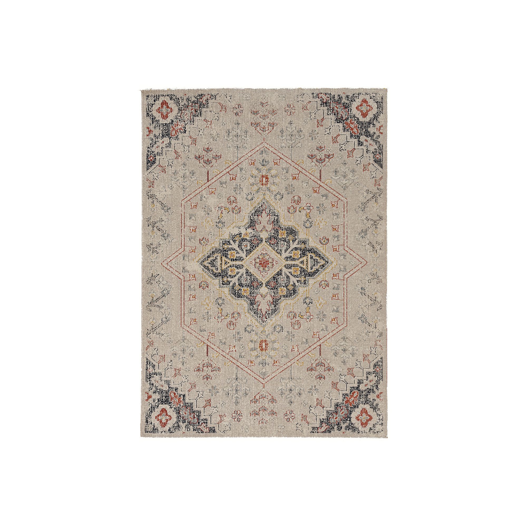 Linon Great Zero Rollins Rug, Ivory Rollins