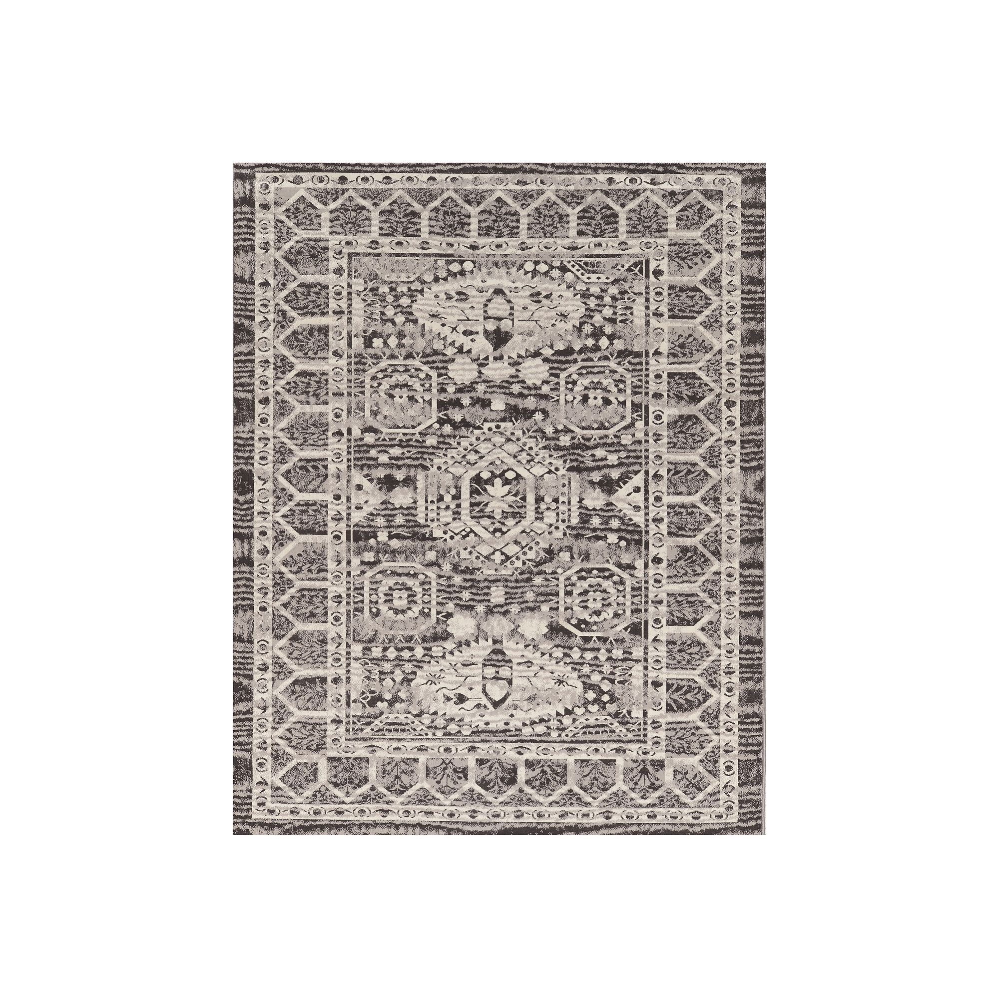 Linon Vintage Hamadan Rug, Gray