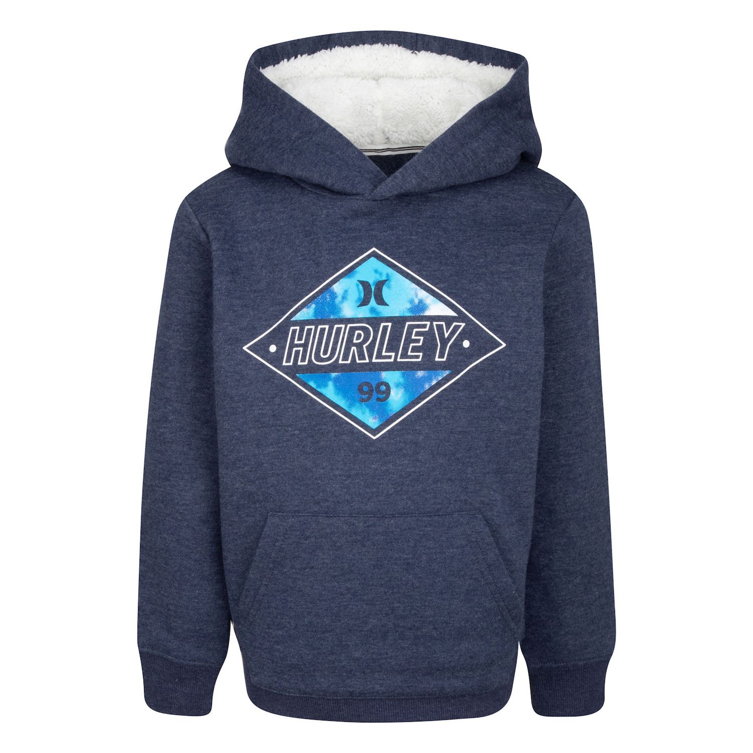 hurley blue hoodie