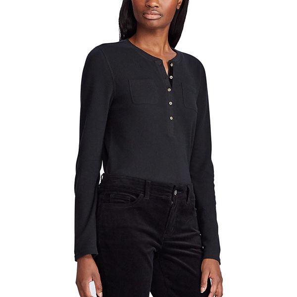 Women's Chaps Henley Top