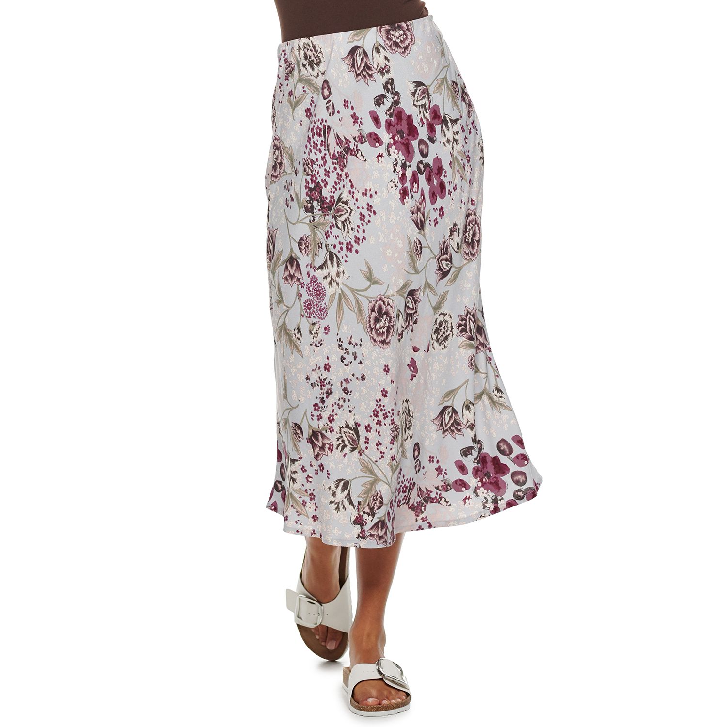 midi slip skirt