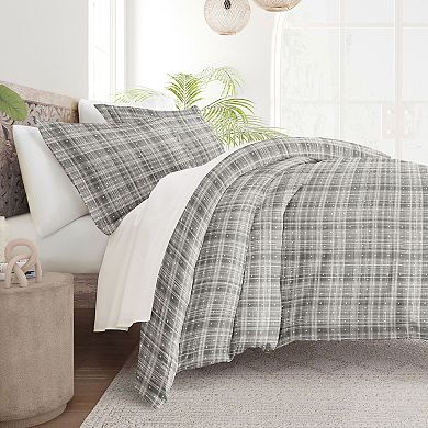 Home Collection Premium Ultra Plaid Duvet Cover Set