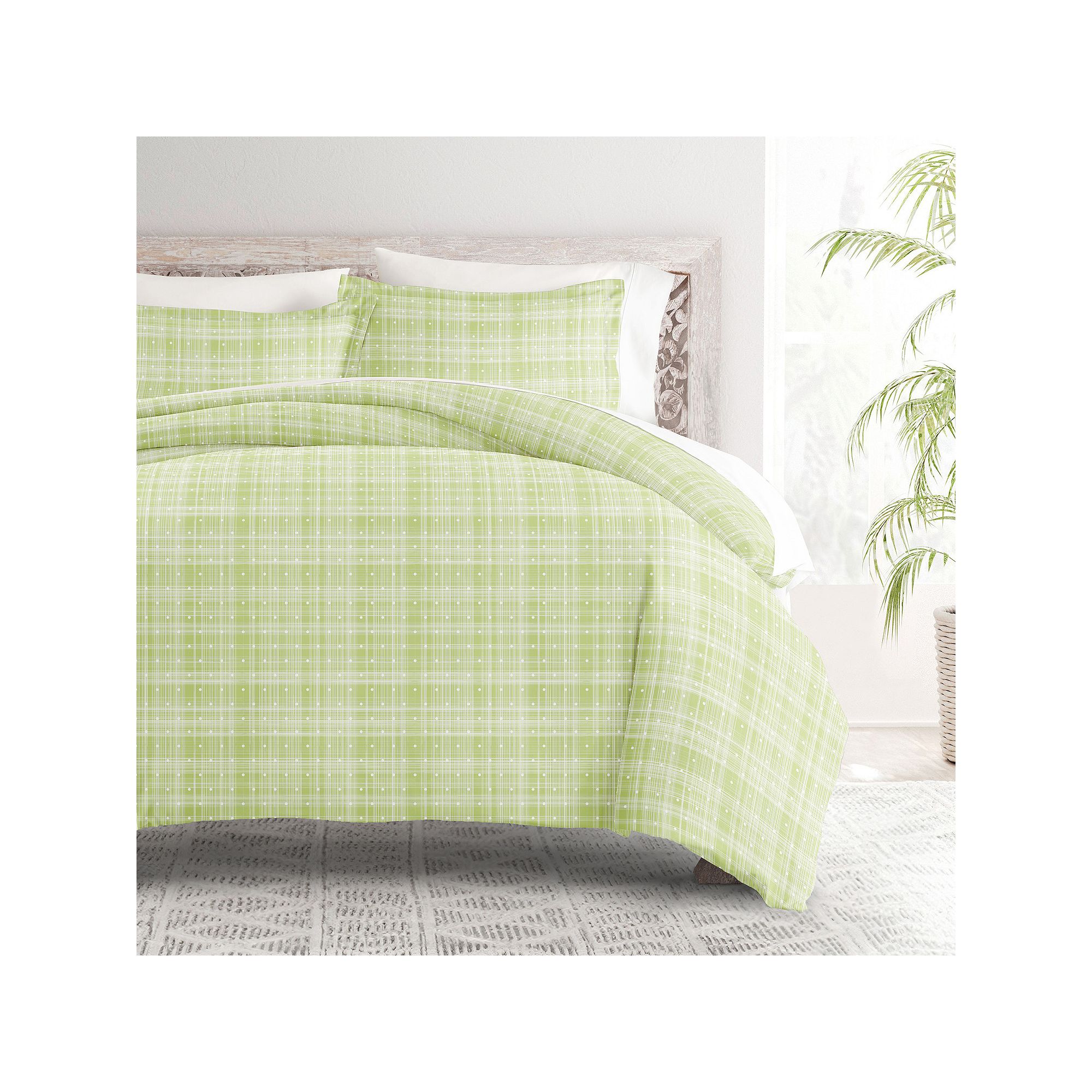 Home Collection Premium Ultra Soft Polka Dot Pattern 3 Piece Duvet Cover Se