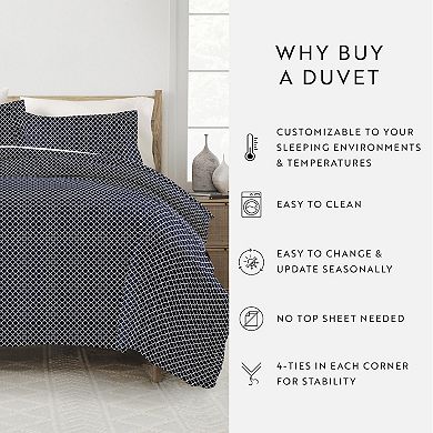 Home Collection Premium Ultra Lattice Duvet Cover Set
