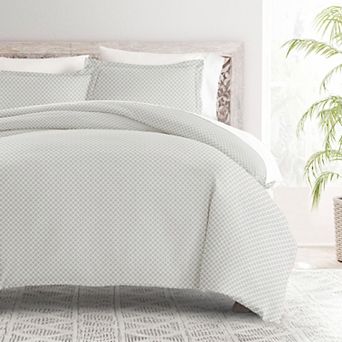 Home Collection Premium Ultra Soft Lattice Duvet Cover Set